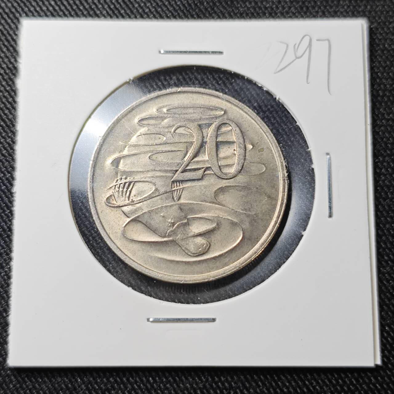 KK钱币收藏小铺 （套币 好品/批量散币 银币）专场  2月预留时间 周末发货  1973澳大利亚20分 好品