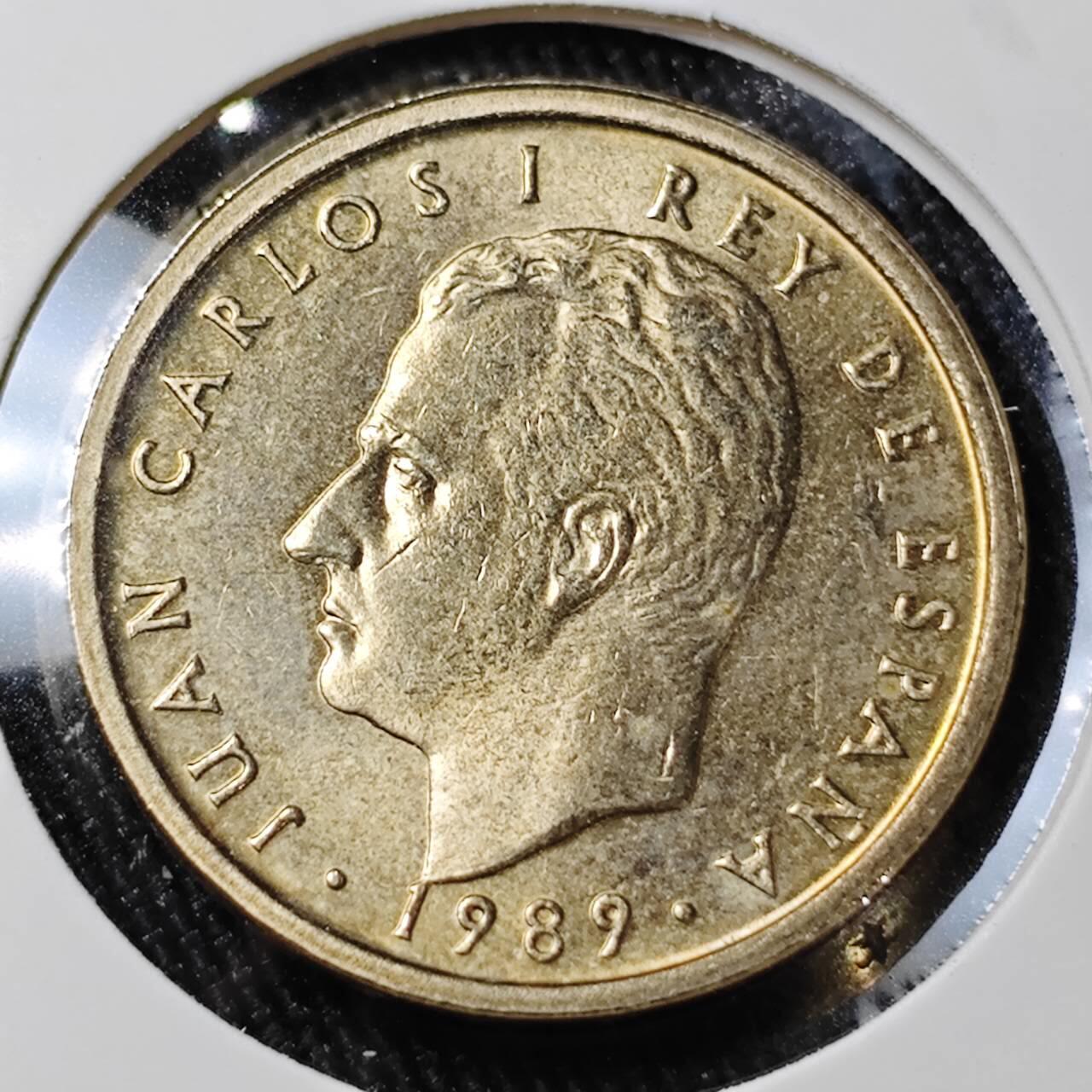 KK钱币收藏小铺 （套币 好品/批量散币 银币）专场  2月预留时间 周末发货  1989西班牙100比塞塔 好品