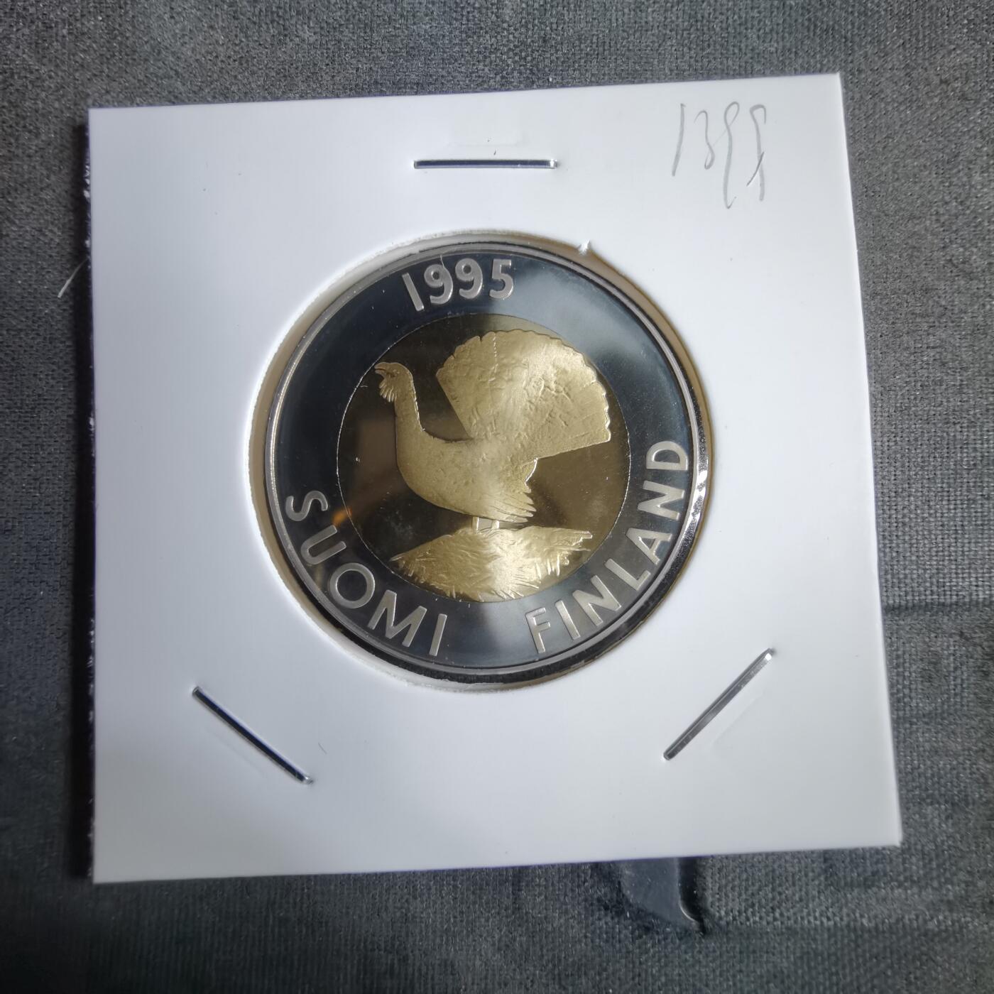 沼泽如烟--第913场 芬兰1995年10马克精制币