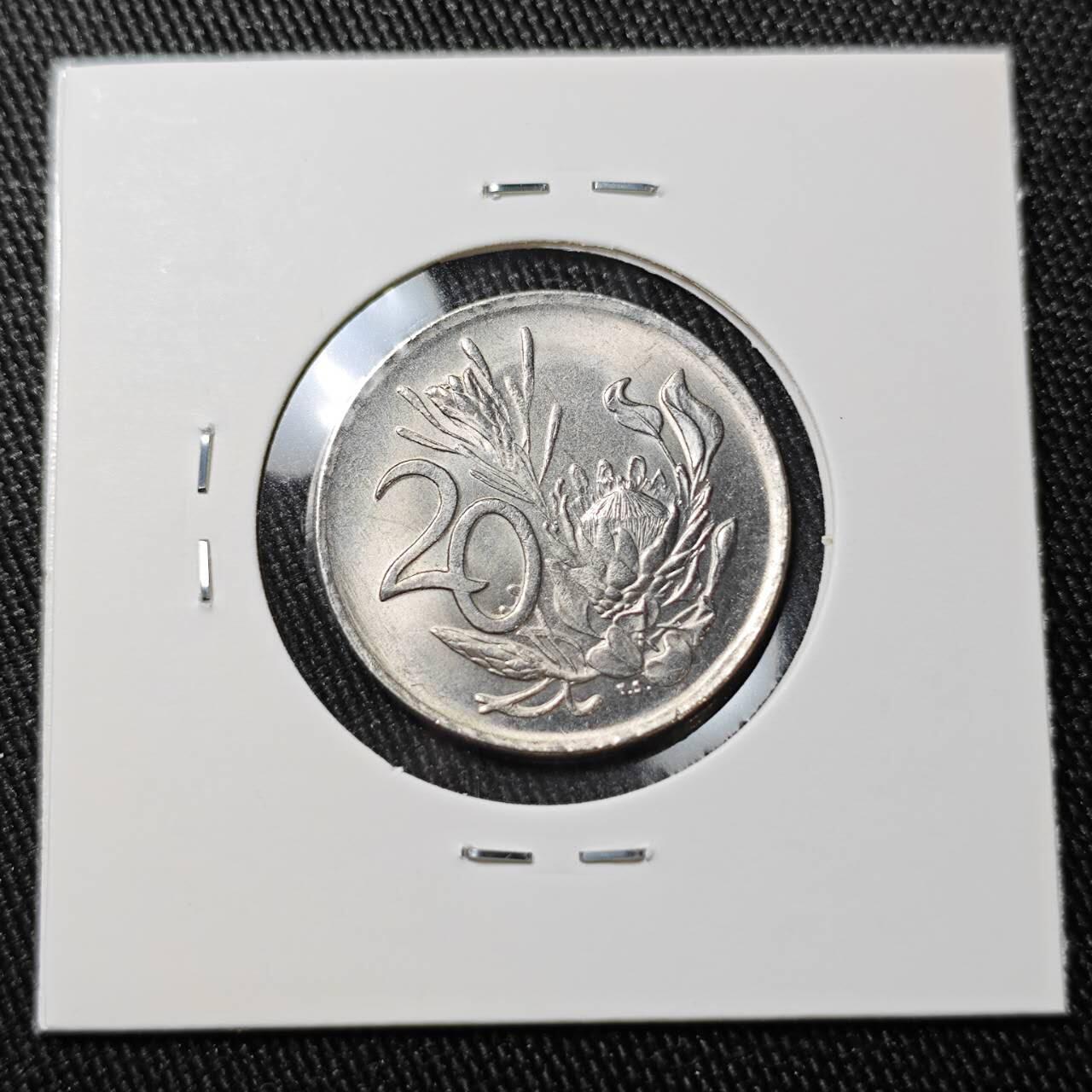 KK钱币收藏小铺 （套币 好品/批量散币 银币）专场  2月预留时间 周末发货  1976南非20分 好品