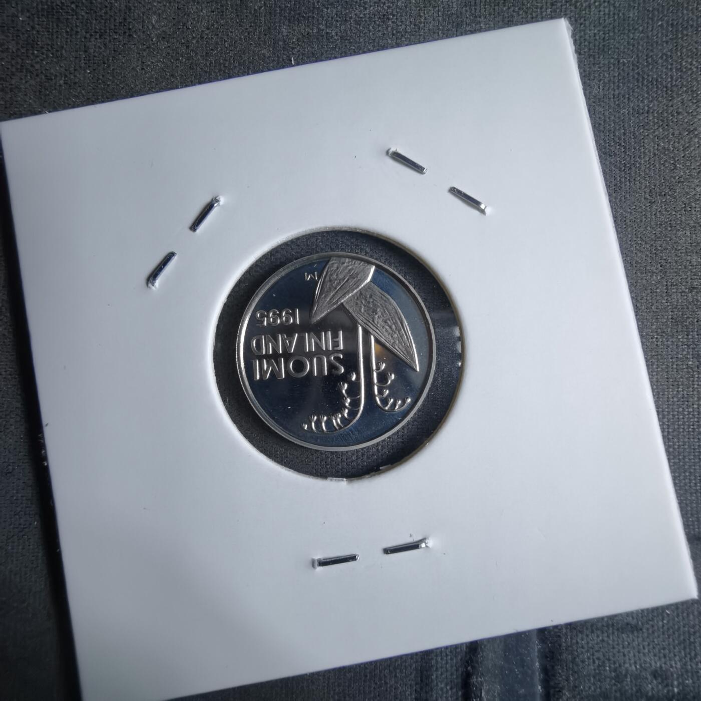 沼泽如烟--第913场 芬兰1995年10芬尼精制币