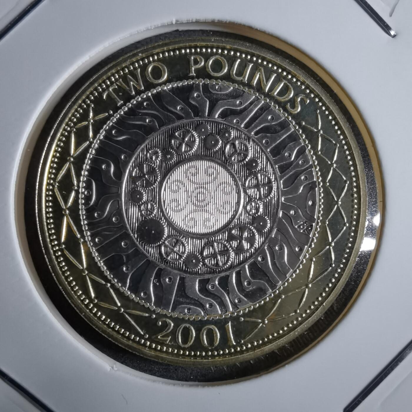 沼泽如烟--第913场 英国2001年2磅精制币