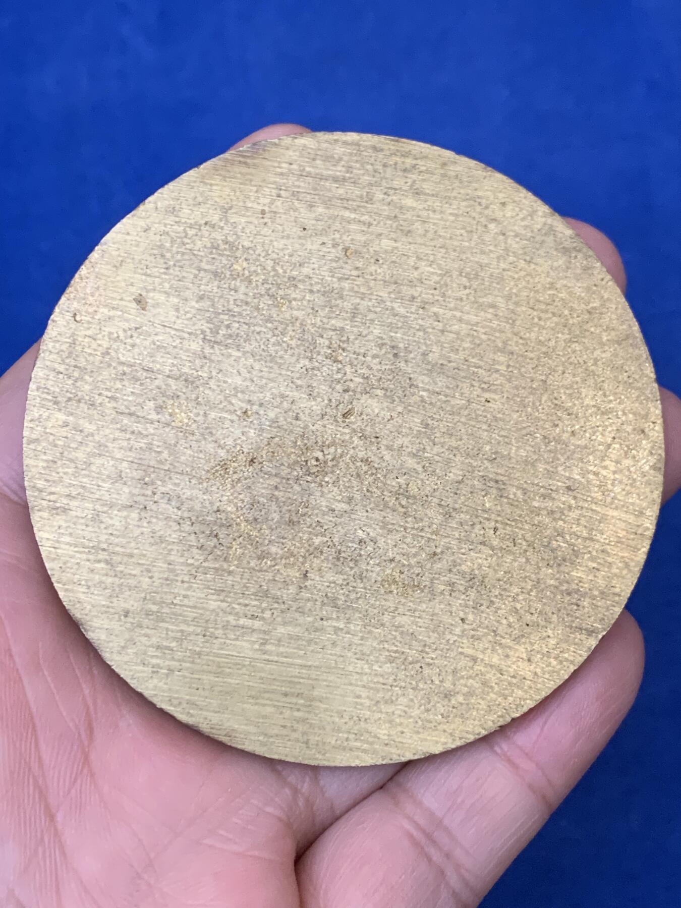 《竞宝斋》第442场 周日，周一，2场连拍 （全场包邮） 法国两栖作战集群单面大铜章 直径73.8mm 重量157.2g