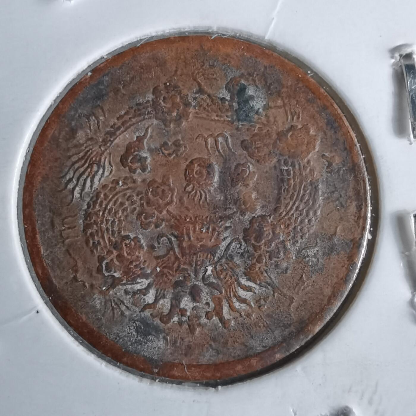 沼泽如烟--第913场 丙午大清铜币二文  看假