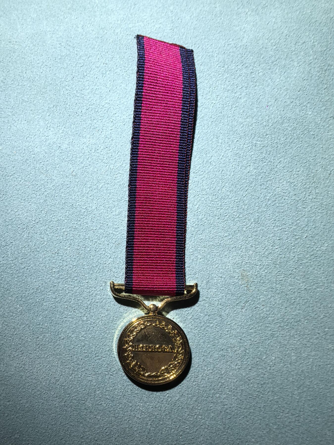 盛世勋华——号角文化勋章邮票专场拍卖第289期 英国陆军金质奖章迷你章 极为罕见 原章是英国章最贵的几款之一