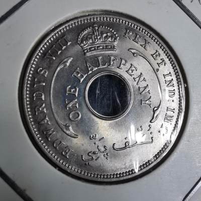 沼泽如烟--第913场 - 英属西非1936年半便士