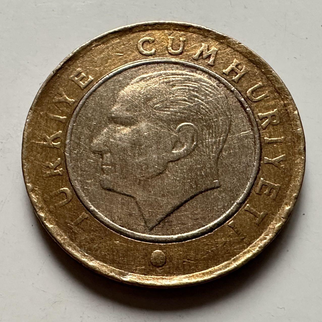 🌹外币初藏🌹🐯2025年第132场  每周二四六晚8️⃣点 接代拍 土耳其2009年一里拉