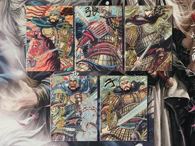 NO.16 好又多金牌大场，双11狂欢继续！每周一站式配齐，方便凑单！（周6晚8点截拍，卖家送拍0抽成！） - 【22/88编亲签套】昆仑万象 权迎东亲签 五子良将亲签限编卡 张辽/张郃/徐晃/乐进/于禁 粗闪