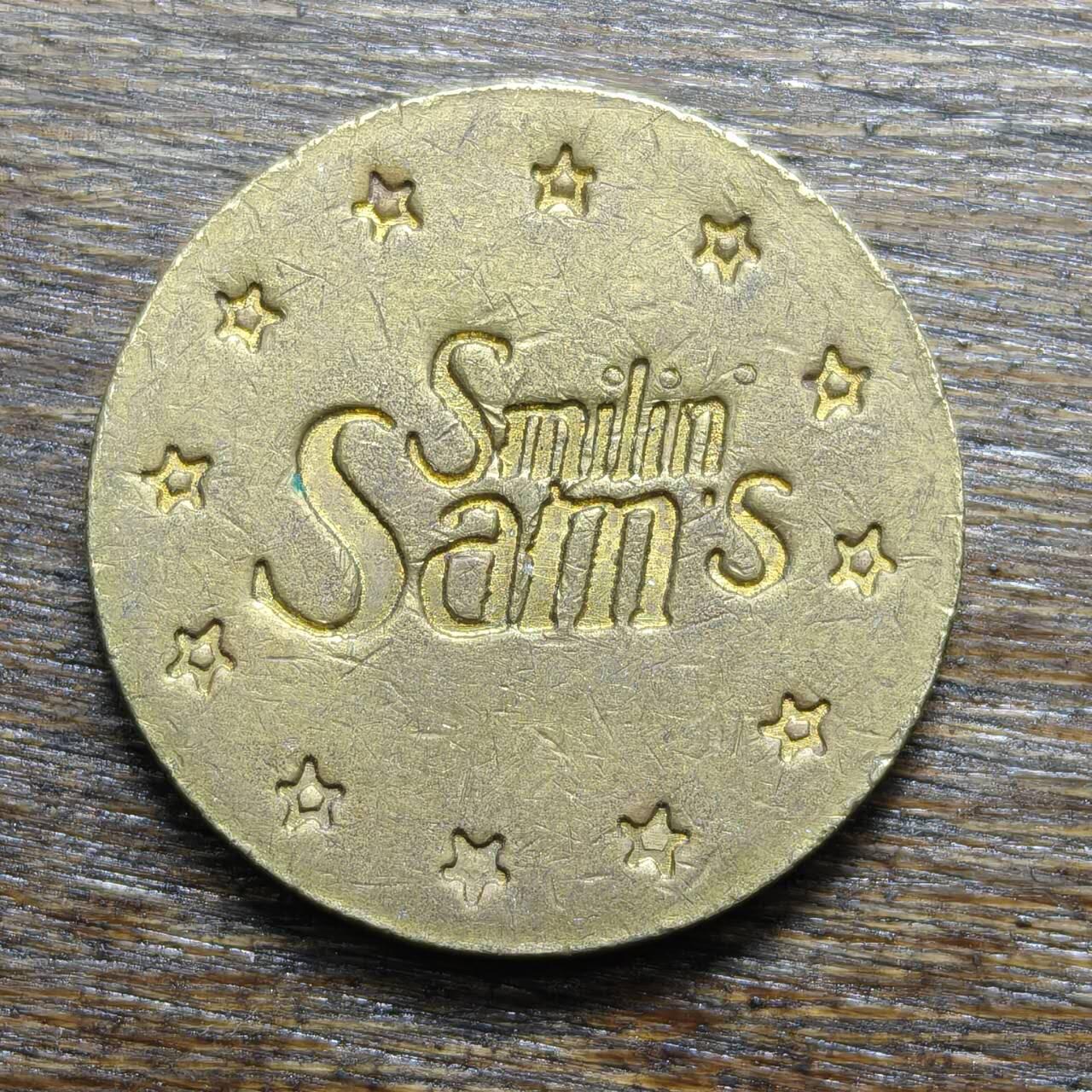 【铜匠收藏】★第132场★散币场，无佣金，30包邮。不满30元，支付5元运费。《接受代拍 代送NGC评级》 Smilim Sam's 场所代用币