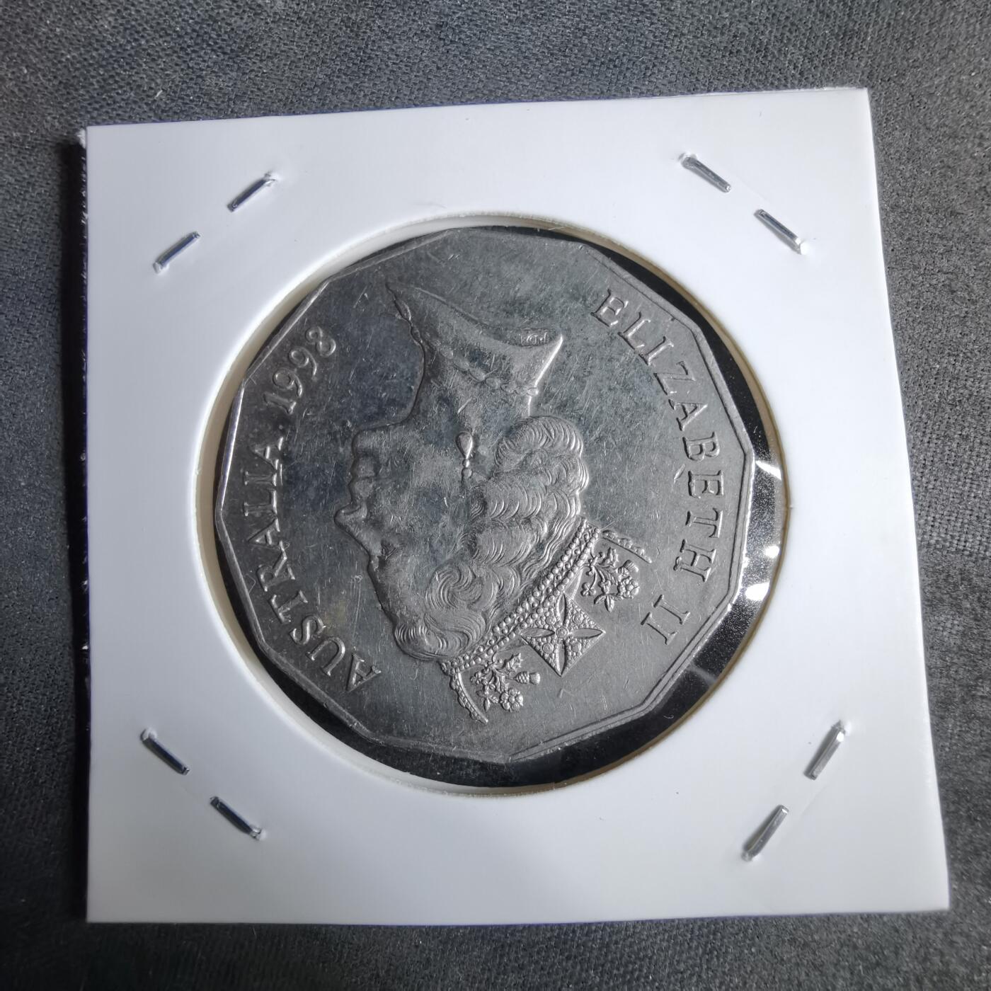 沼泽如烟--第913场 澳大利亚1998年50分纪念币