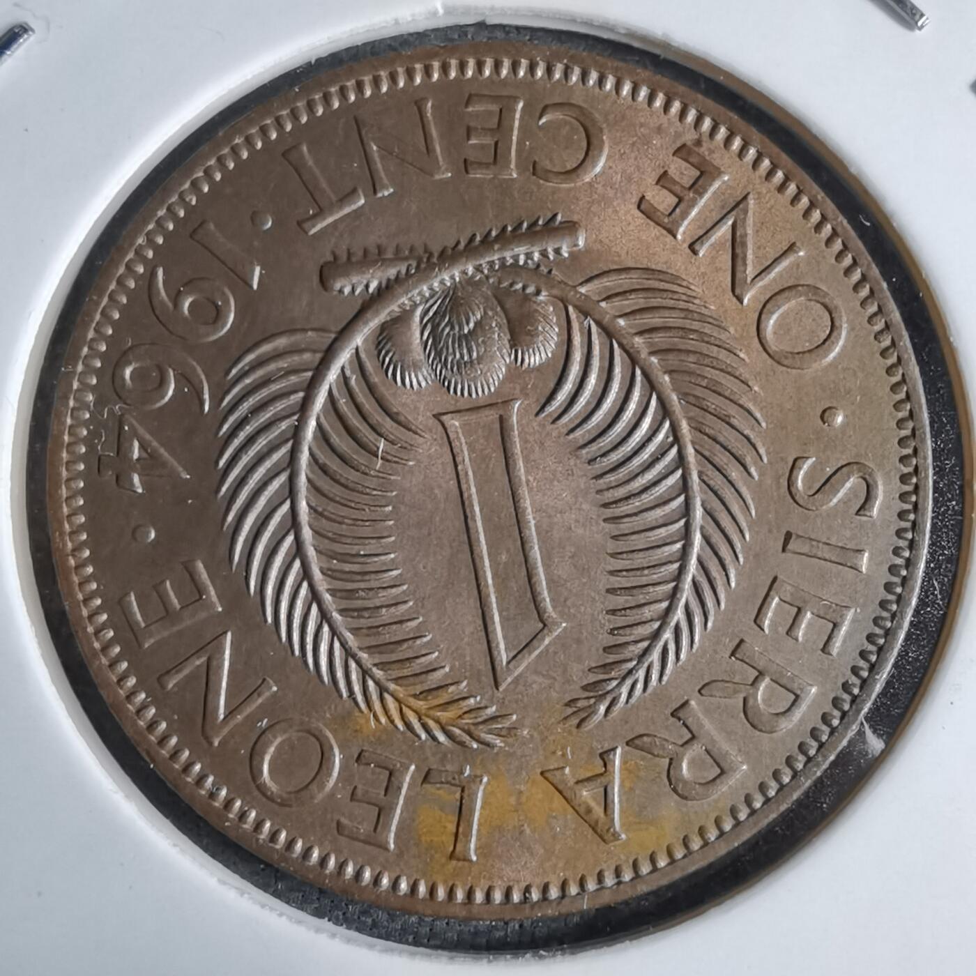 沼泽如烟--第913场 塞拉利昂1964年一分