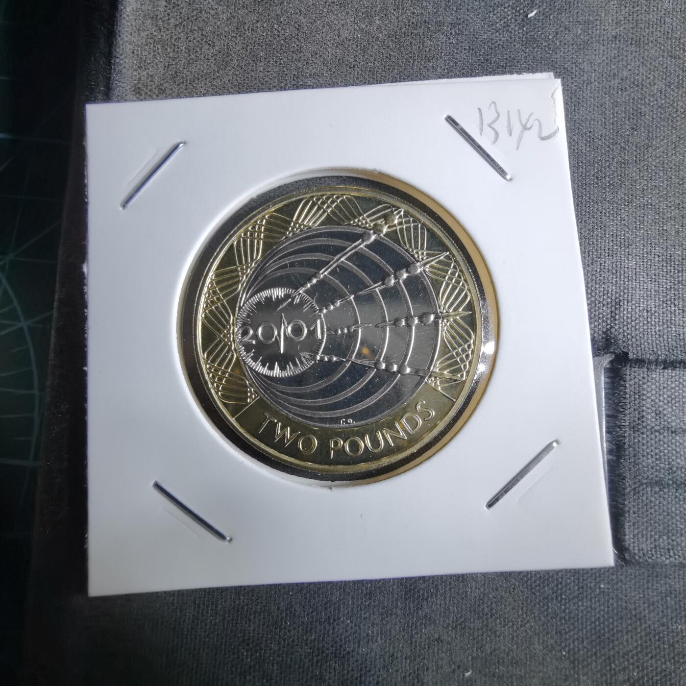 沼泽如烟--第913场 英国2001年2磅精制币