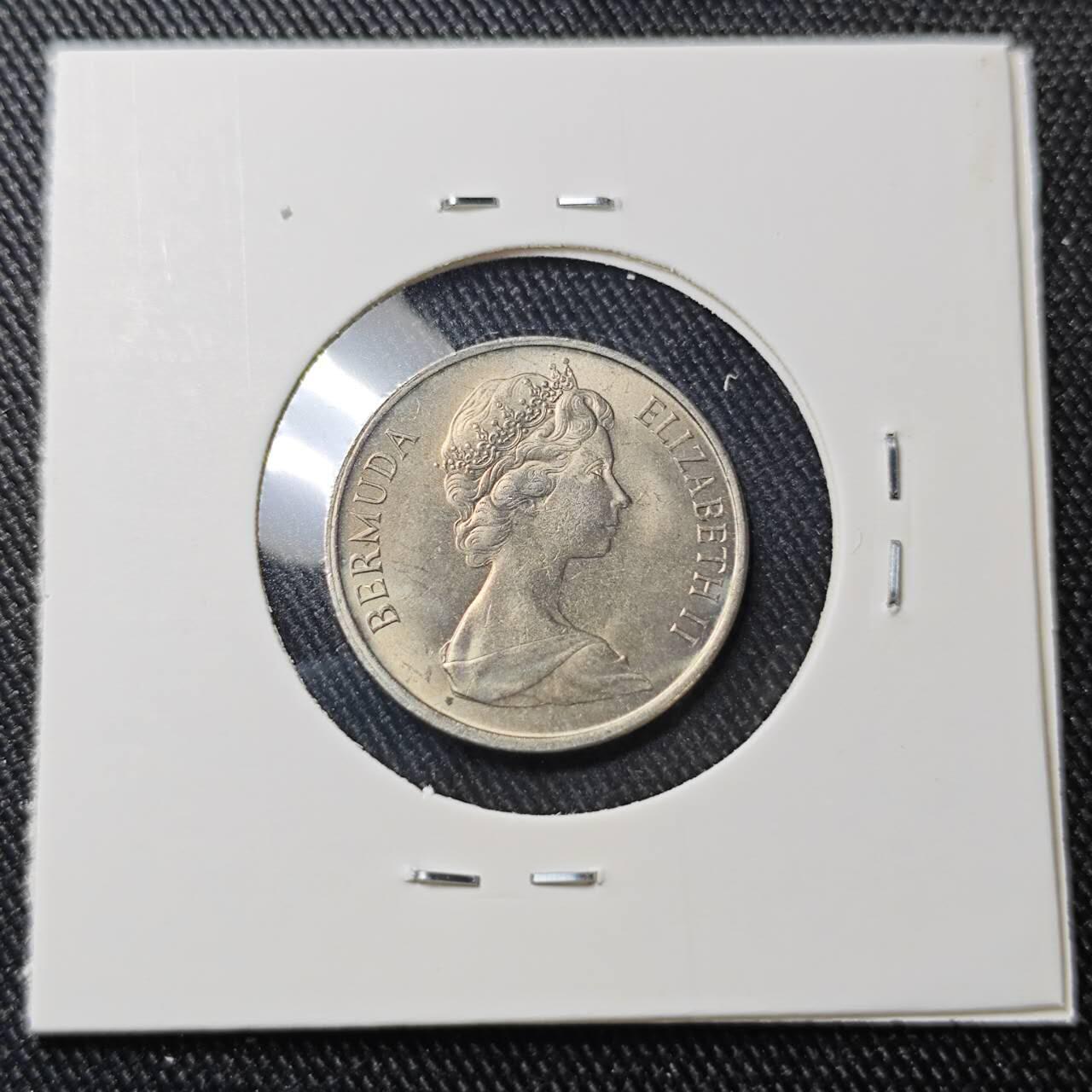 KK钱币收藏小铺 （套币 好品/批量散币 银币）专场  2月预留时间 周末发货  1970百慕大5分 好品