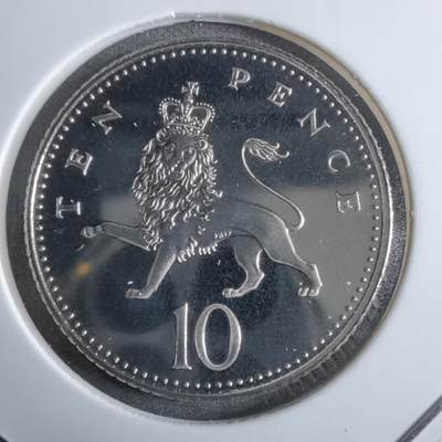 沼泽如烟--第913场 - 英国2001年10便士精制币