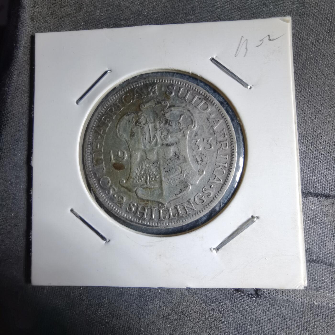 沼泽如烟--第913场 英属南非1933年2先令银币