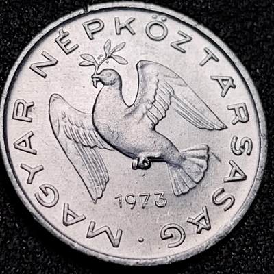 泉币菌-第138场-精品福利场（之前场次29日、30日发货，敬请谅解） - 原光 匈牙利10菲勒 和平鸽18.5mm铝币 欧洲币