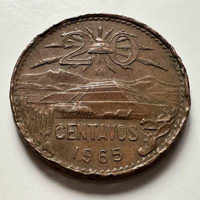 🌹外币初藏🌹🐯2025年第132场  每周二四六晚8️⃣点 接代拍 - 墨西哥1965年20分