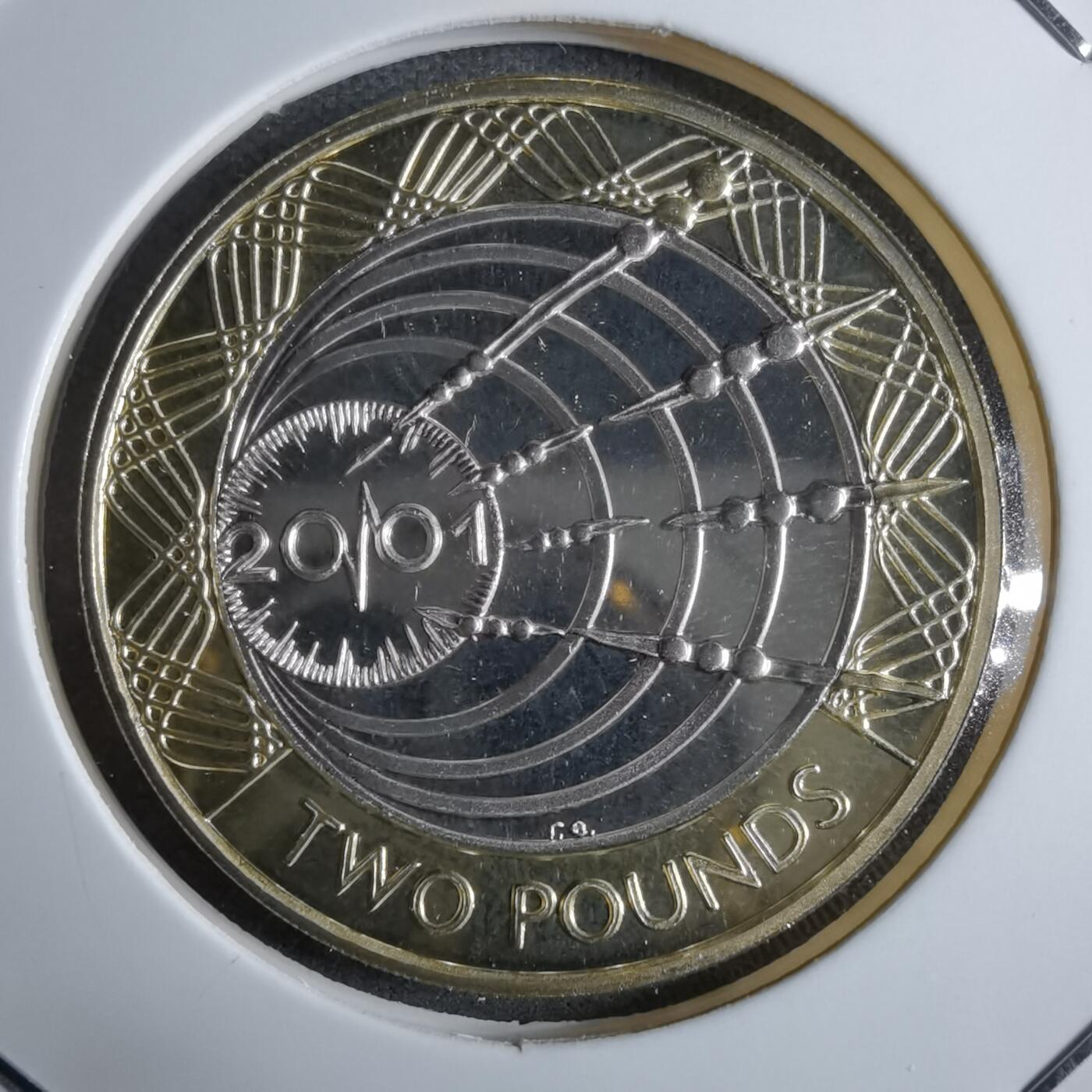 沼泽如烟--第913场 英国2001年2磅精制币