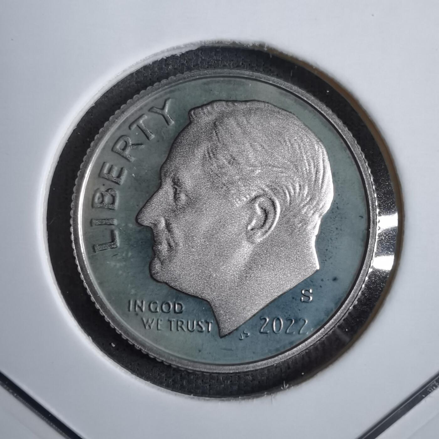 沼泽如烟--第913场 美国2022年十分精制币