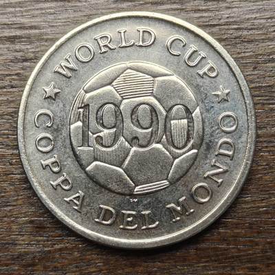 【铜匠收藏】★第132场★散币场，无佣金，30包邮。不满30元，支付5元运费。《接受代拍 代送NGC评级》 - 1990年世界杯 纪念章