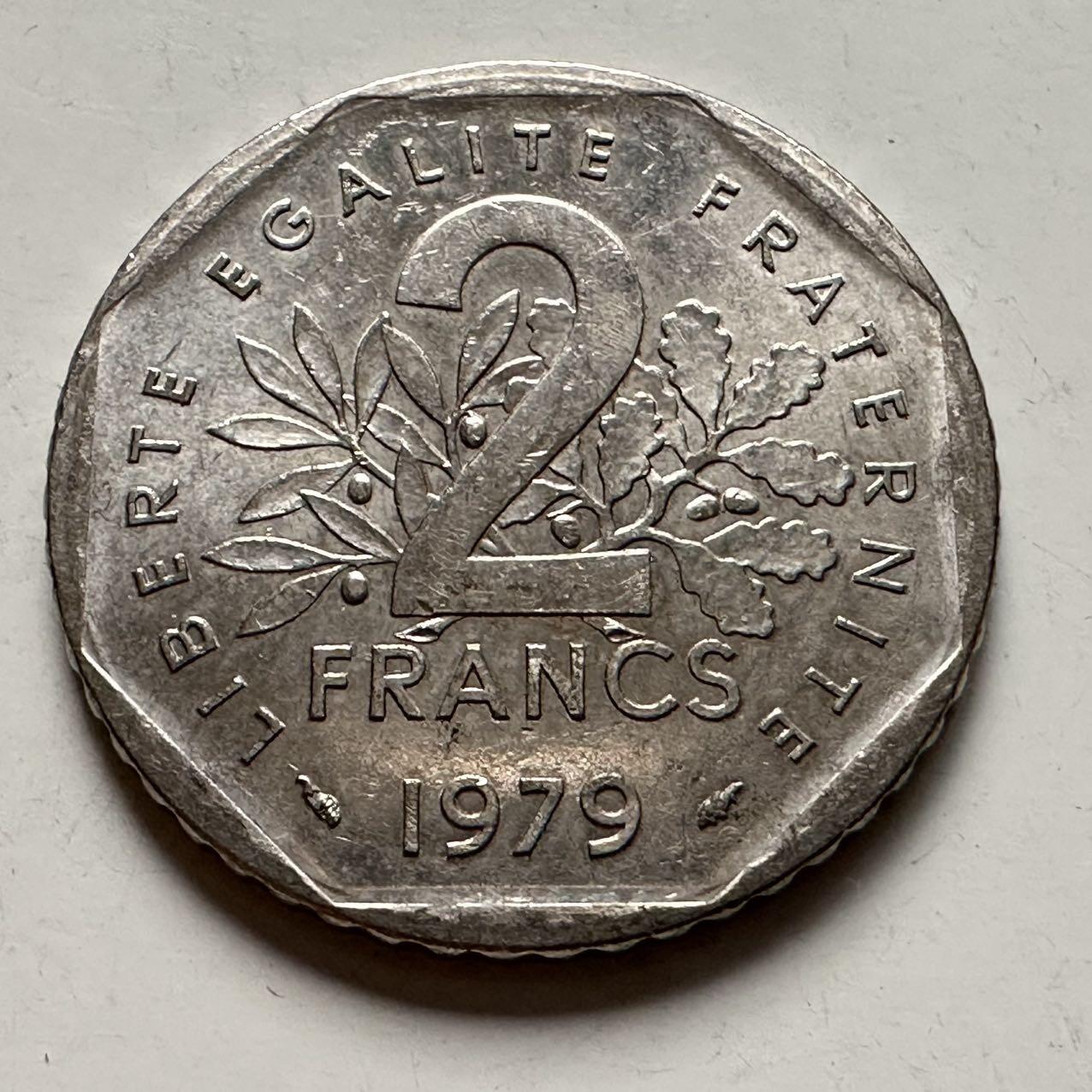 🌹外币初藏🌹🐯2025年第132场  每周二四六晚8️⃣点 接代拍 法国1979年2法郎