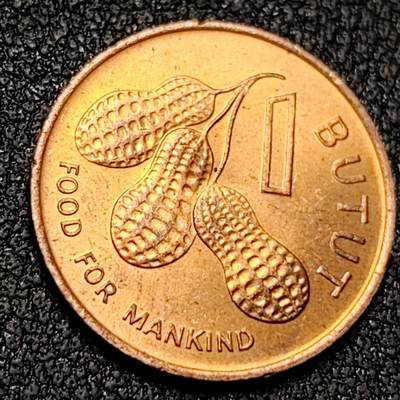 泉币菌-第138场-精品福利场（之前场次29日、30日发货，敬请谅解） - 花生 原铜光极美 冈比亚1974年1布图青铜币 粮农组织FAO币 贾瓦拉总统 17.2MM