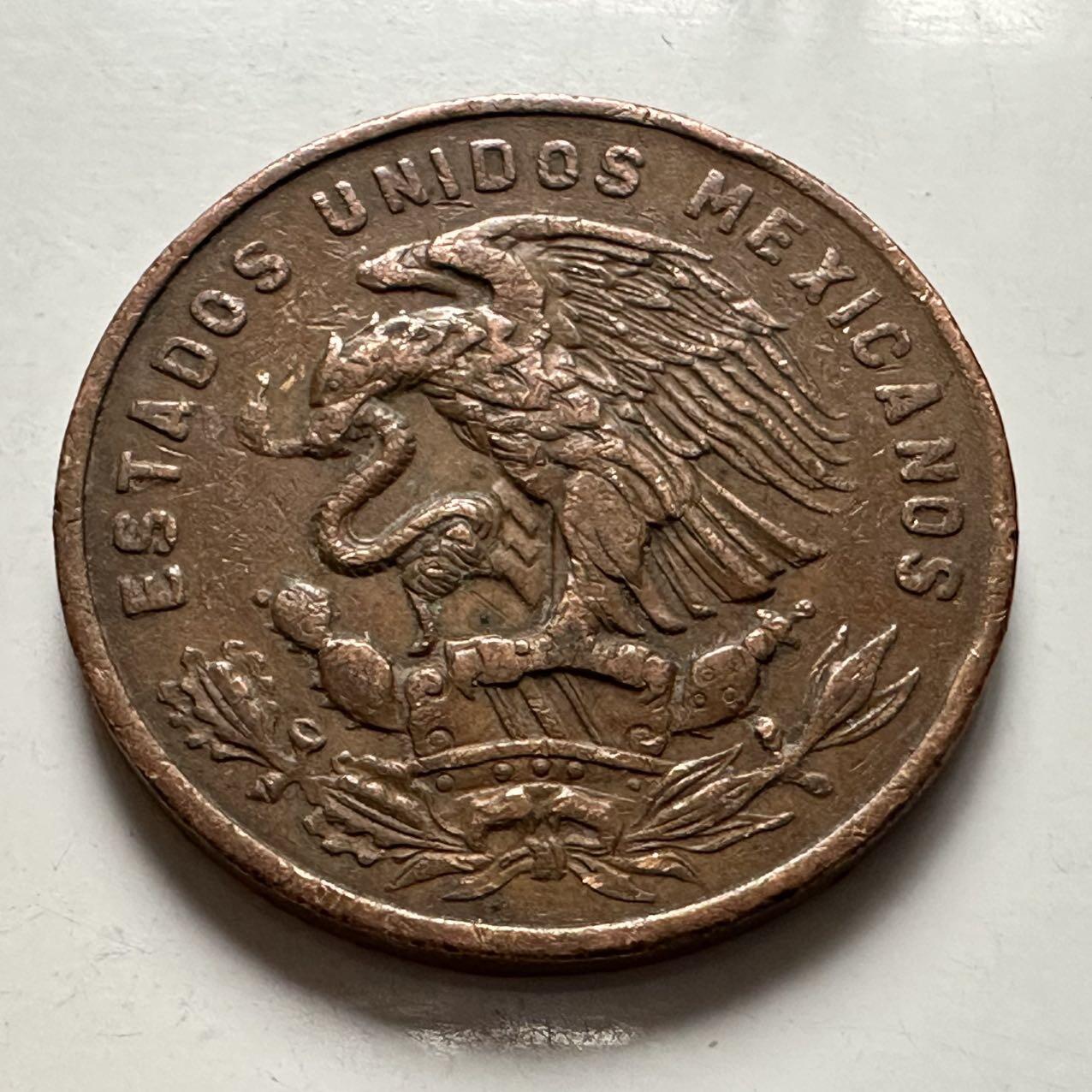 🌹外币初藏🌹🐯2025年第132场  每周二四六晚8️⃣点 接代拍 墨西哥1964年20分