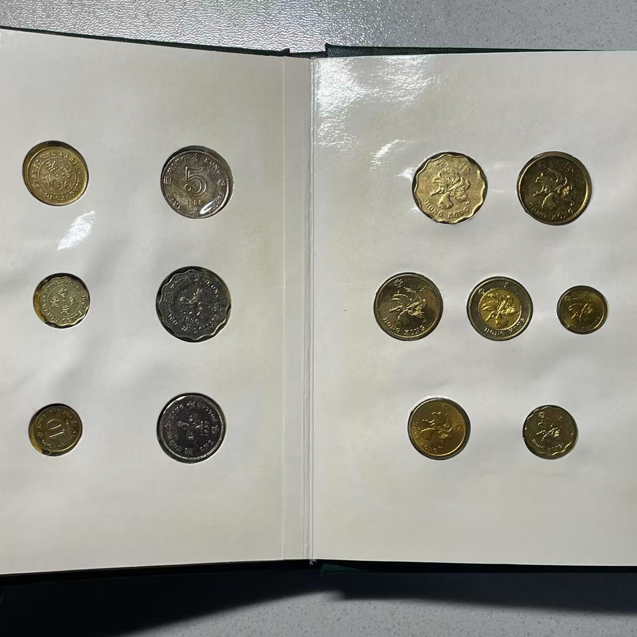 大中华拍卖第804期 香港中国银行96全套纸钞尾3同+硬币含册子