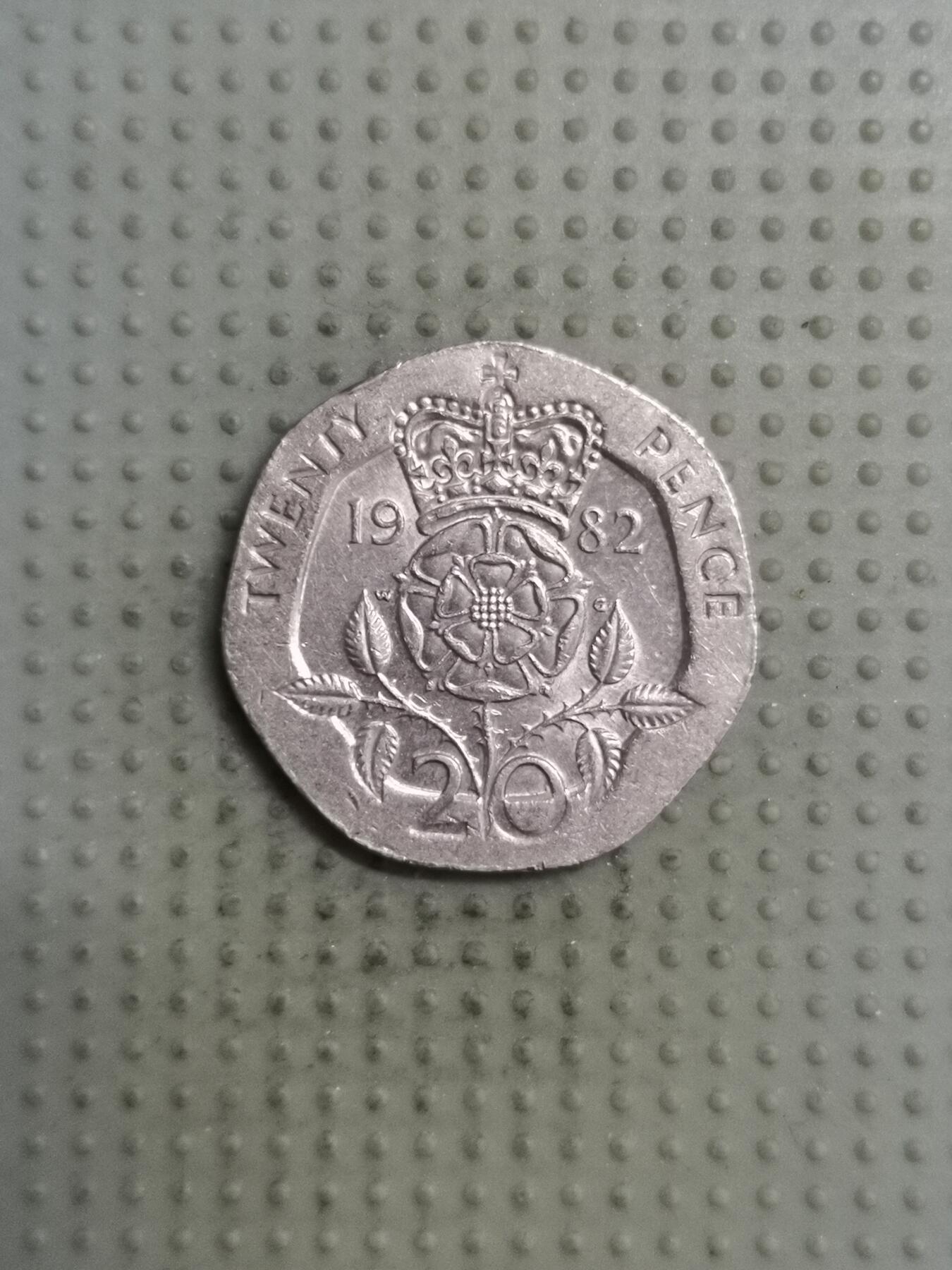 2025年第123场各国散币拍卖（总第123场） 英国1982年20便士