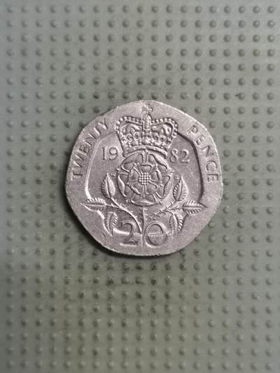 2025年第123场各国散币拍卖（总第123场） - 英国1982年20便士