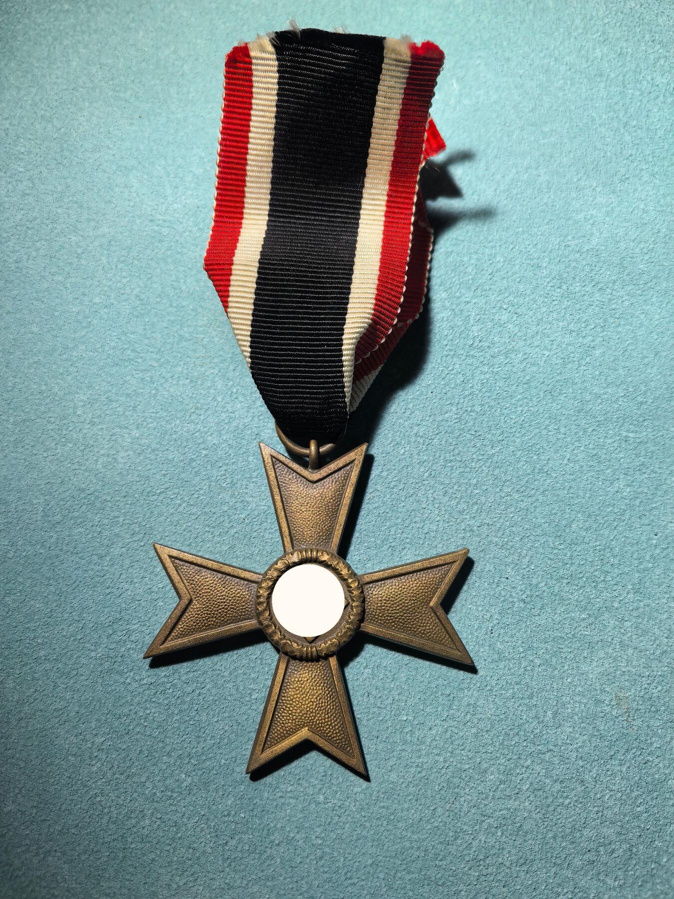 盛世勋华——号角文化勋章邮票专场拍卖第289期 德国（1939）二级无剑战功十字勋章 铜质