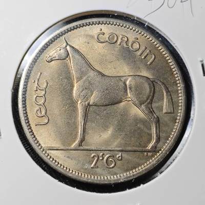 KK钱币收藏小铺 （套币 好品/批量散币 银币）专场  2月预留时间 周末发货 -  1967爱尔兰2.5先令 好品