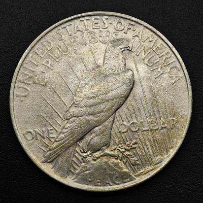 【淘币小摊】实时拍第八百零八拍   银币套币场   满百包邮可预留二周 每周一统一发货   - 美国1921年和平银币