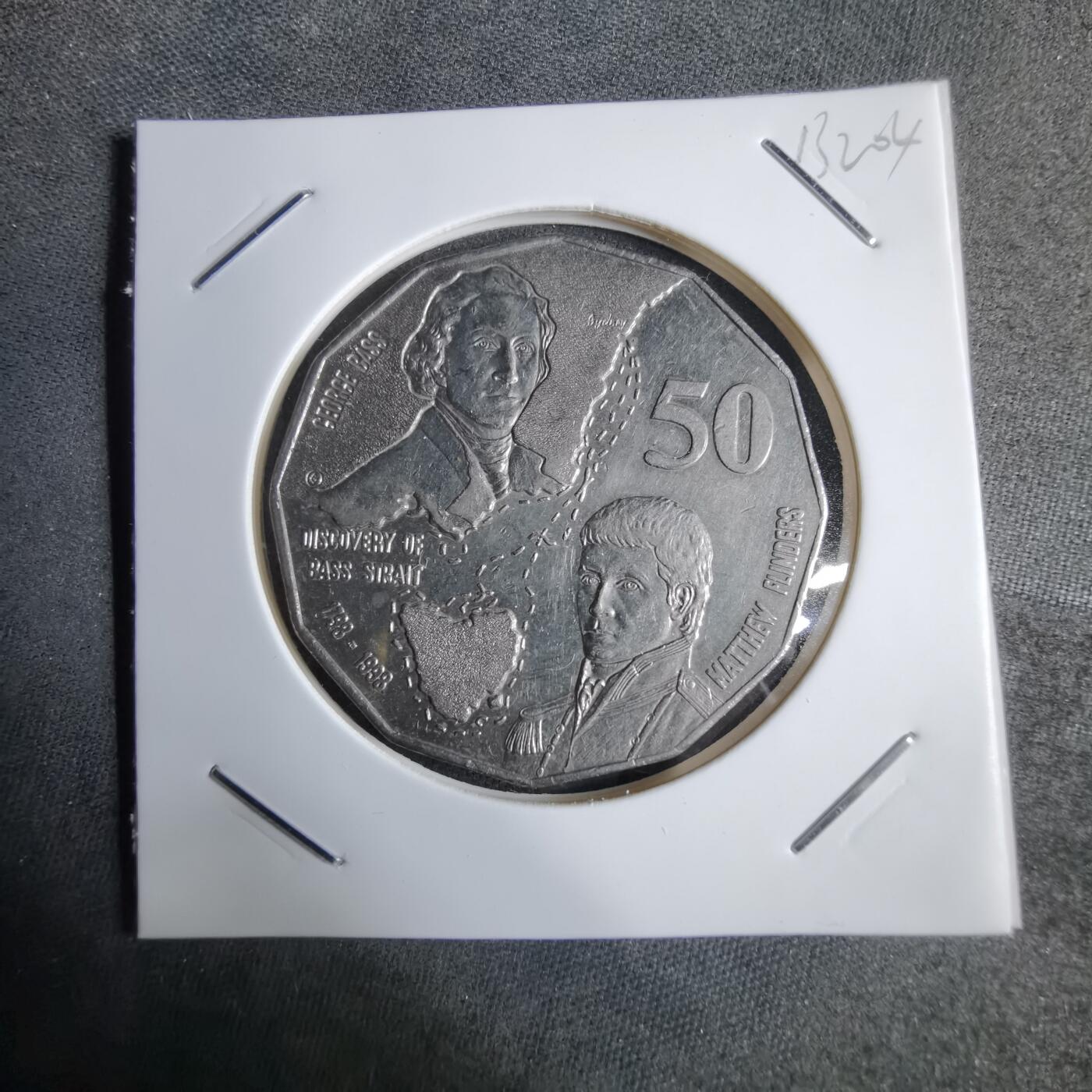 沼泽如烟--第913场 澳大利亚1998年50分纪念币