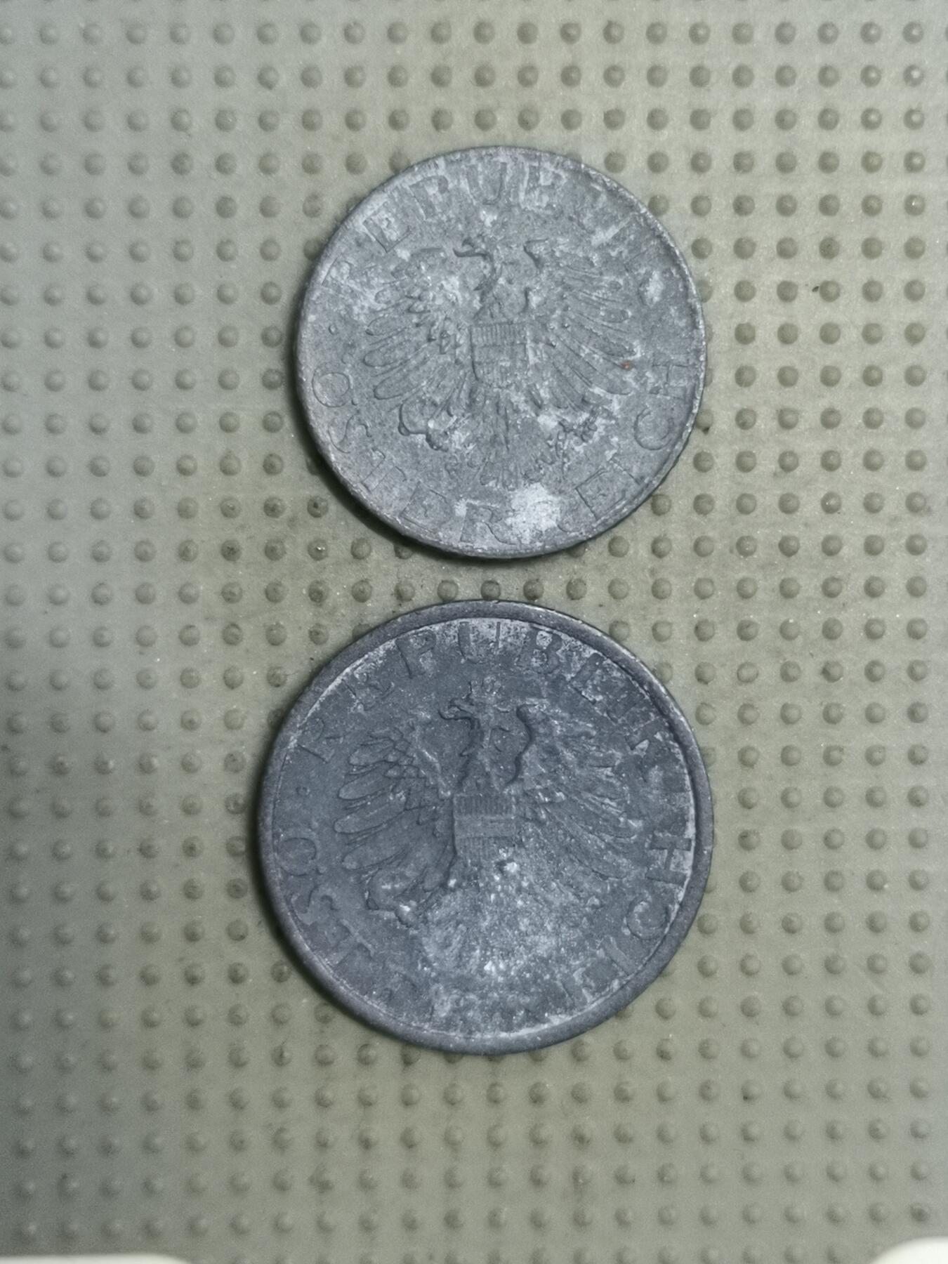 2025年第123场各国散币拍卖（总第123场） 奥地利锌币2枚