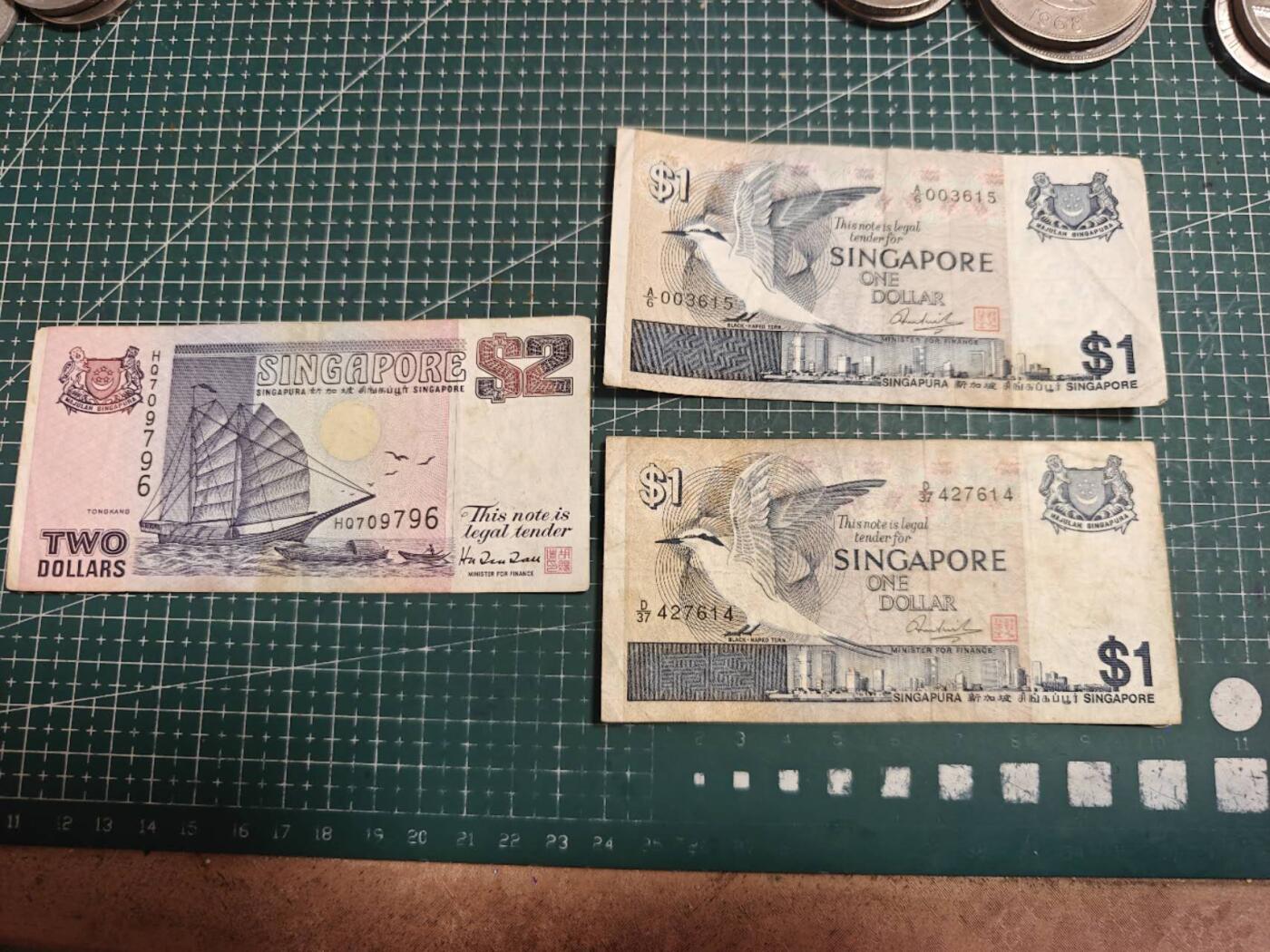 轻松集币无压力 新加坡纸币/组