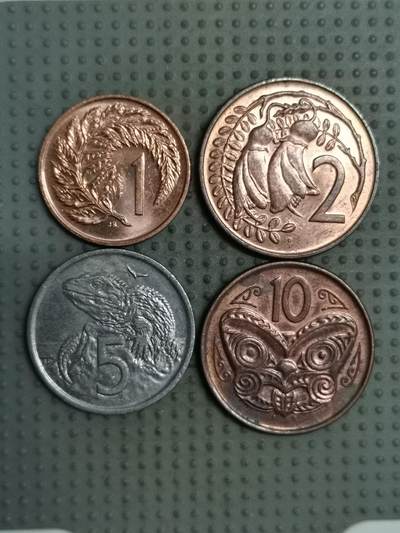 2025年第124场各国散币拍卖（总第124场） - 新西兰4枚