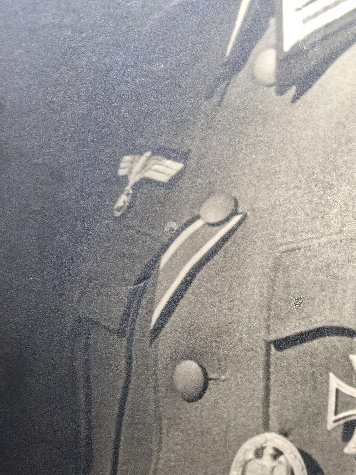 盛世勋华——号角文化勋章邮票专场拍卖第289期 德国（1939）陆军军官肖像照片 佩戴一级铁十字勋章/黑战伤奖章/步兵突击奖章/二级铁十字绶带