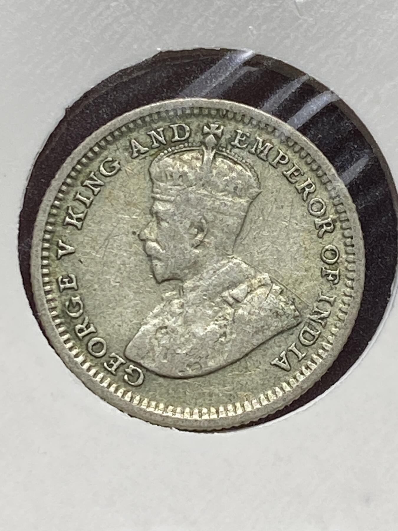 2025年第一百三十二场(总第一百五十八场）外国好品纸夹散币场(免佣金) 英属海峡殖民地1926年5分(乔治五世第三版，首发年，600银)