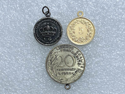 第一海外回流一元起拍收藏 散集专场  第272期 - 不同项链吊坠 3枚