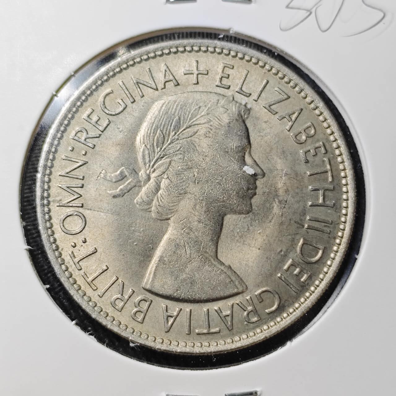 KK钱币收藏小铺 （套币 好品/批量散币 银币）专场  2月预留时间 周末发货  1953英国半克朗