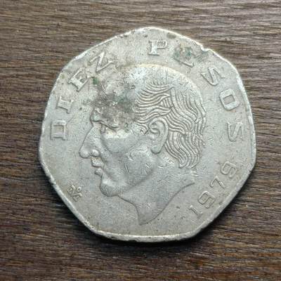 【铜匠收藏】★第133场★散币场，无佣金，30包邮。不满30元，支付5元运费。《接受代拍 代送NGC评级》 - 墨西哥 1979年 10比索