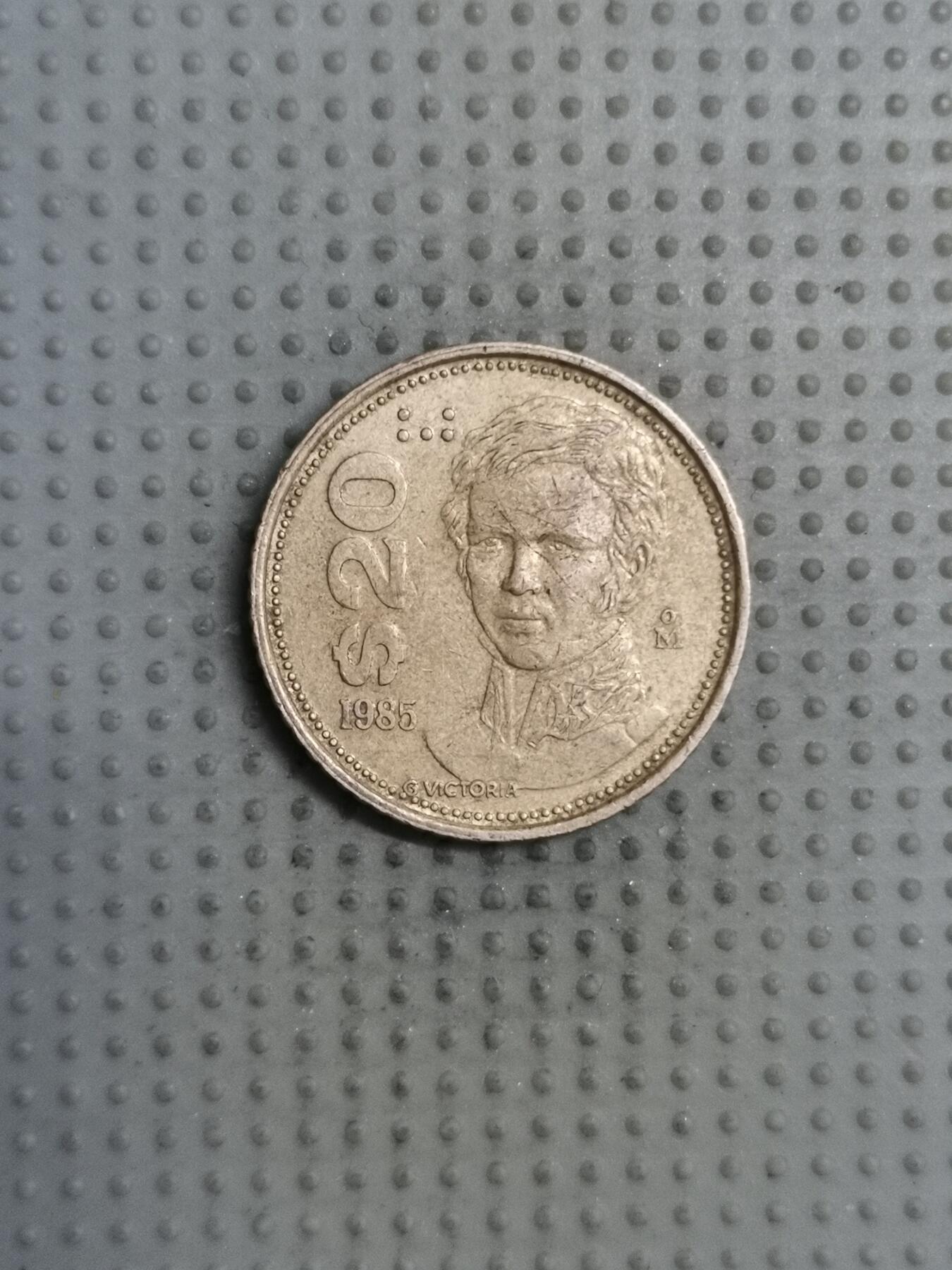 2025年第124场各国散币拍卖（总第124场） 墨西哥1985年20比索