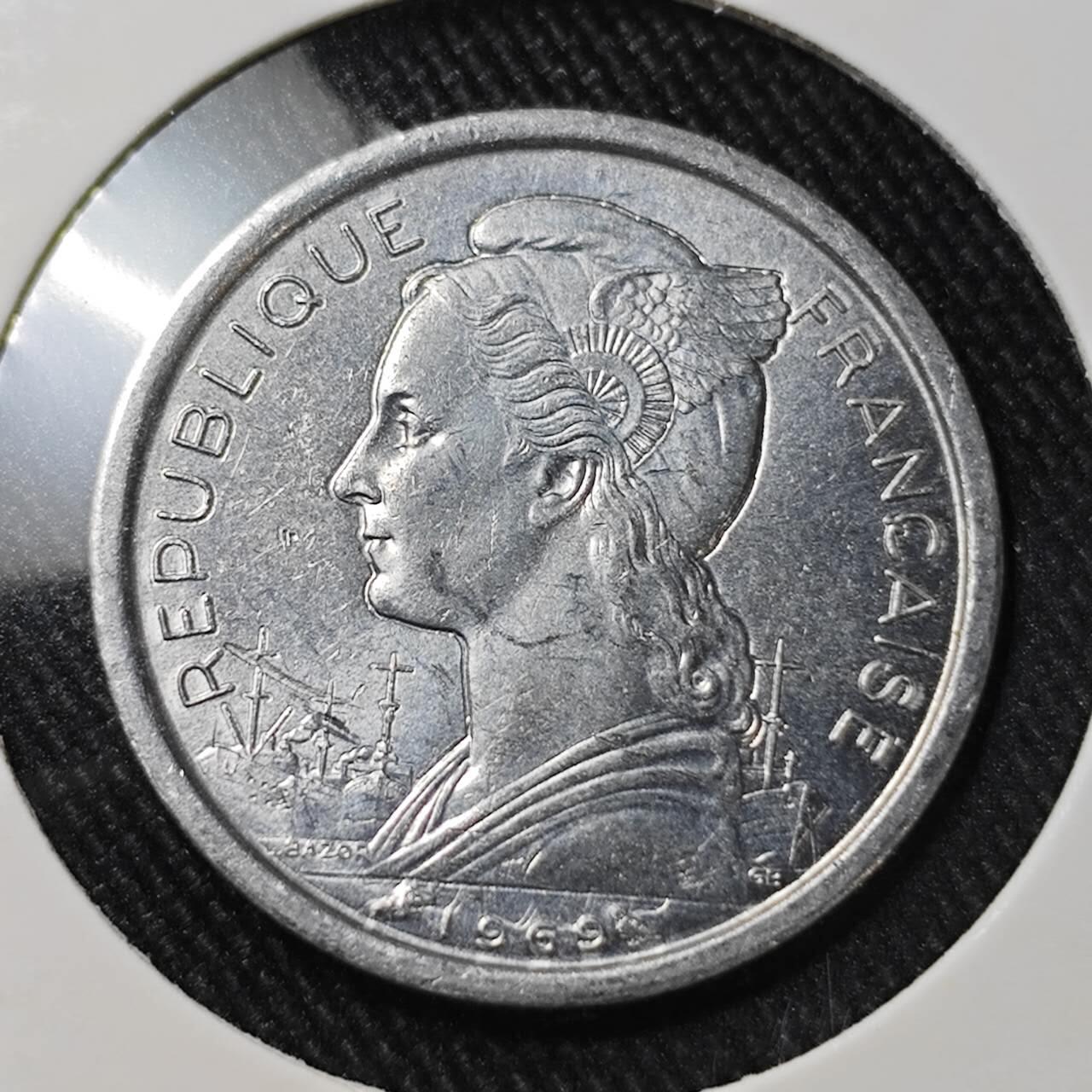 KK钱币收藏小铺 （套币 好品/批量散币 银币）专场  2月预留时间 周末发货  法属留尼旺1法郎