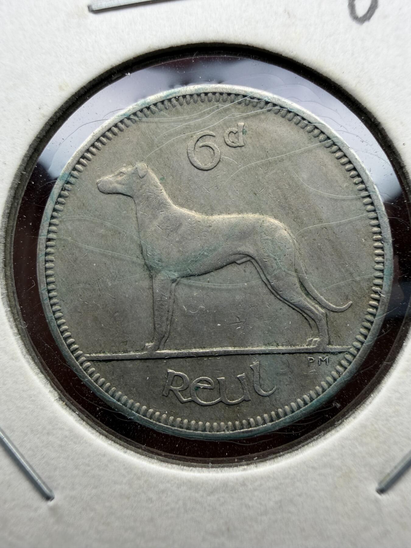 2025年集古藏今外币拍卖第十期-第9场—（总第289拍），可以寄存60天，满160元包邮。 1960年爱尔兰6便士