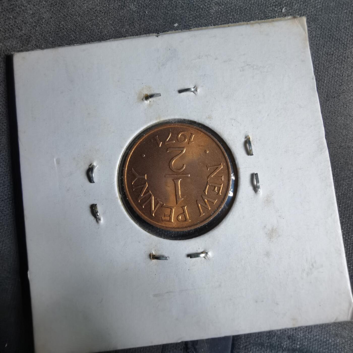 沼泽如烟--第913场 根西1971年半便士