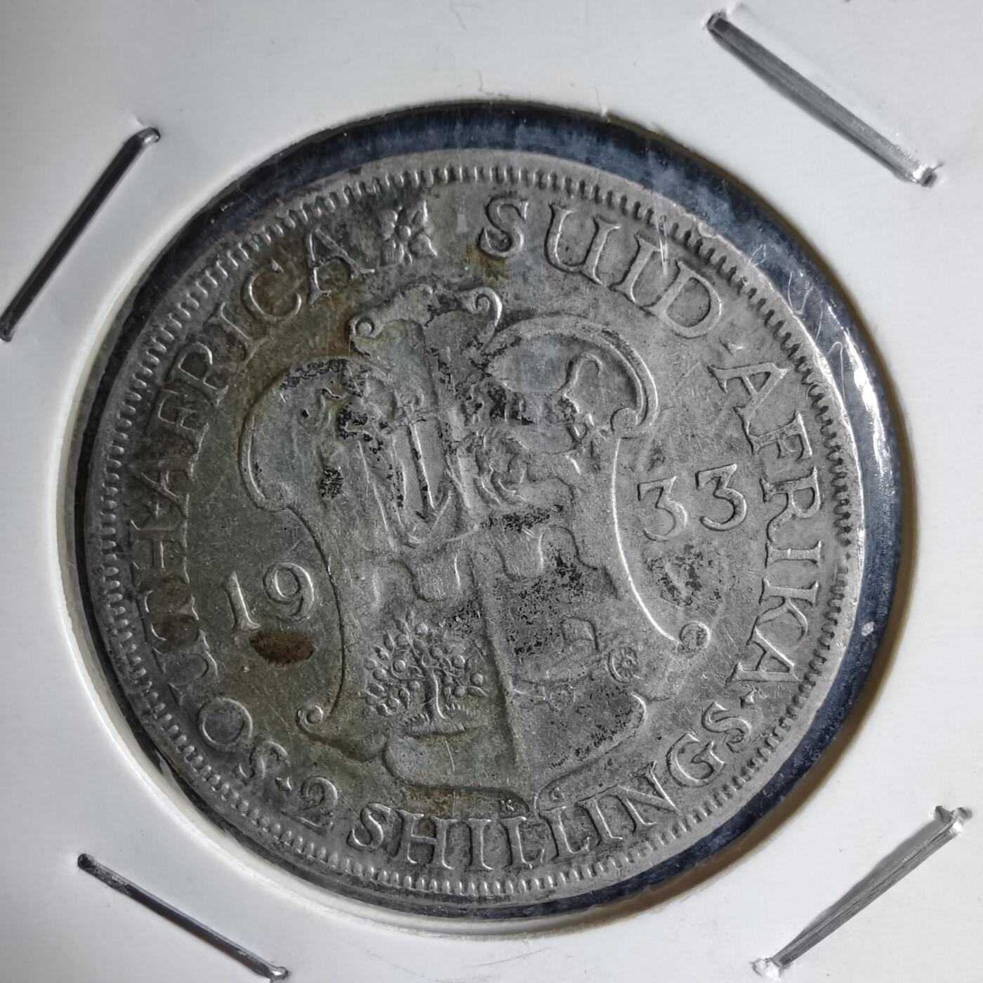 沼泽如烟--第913场 英属南非1933年2先令银币