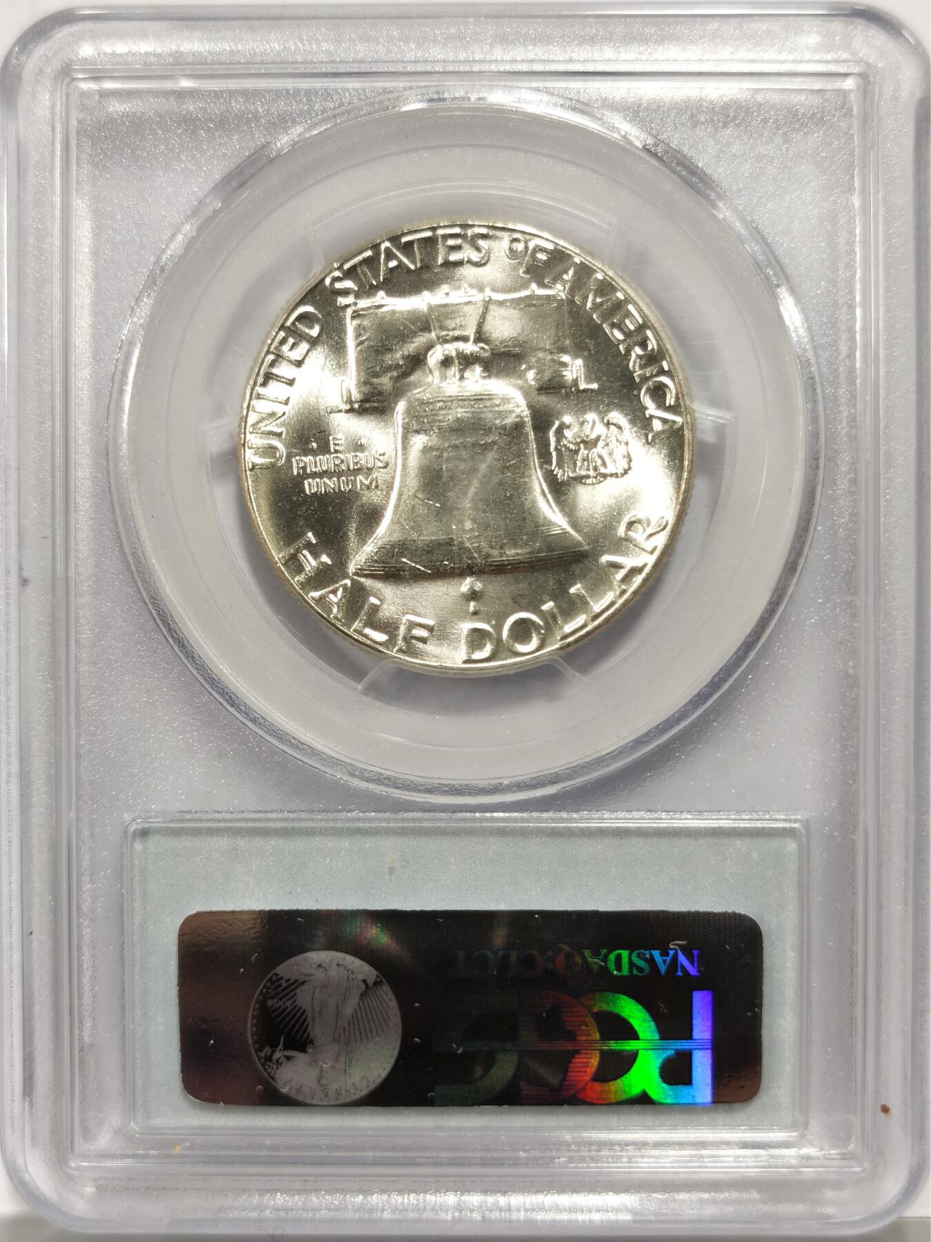博洋堂世界钱币拍卖第149期（全场包邮） PCGS MS64 美国1958年富兰克林半美元，20世纪中期美国硬币经典之作