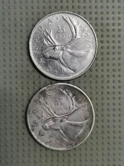 2025年第124场各国散币拍卖（总第124场） - 加拿大25分2枚