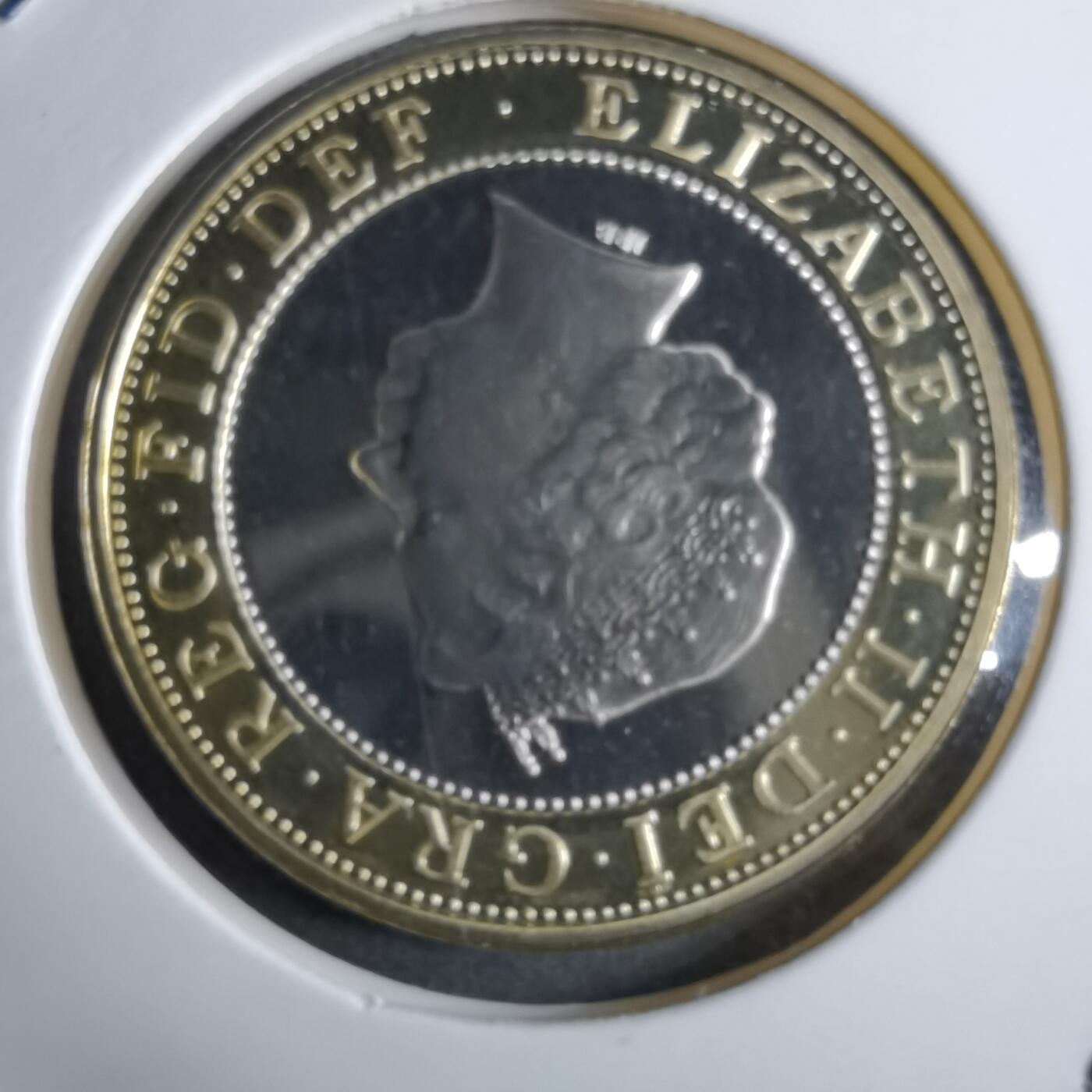 沼泽如烟--第913场 英国2001年2磅精制币